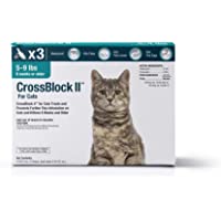 WIM Crossblock II pulgas de los Gatos preventivo 5-9 Libras. (3 Paquetes)